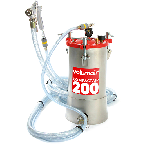 Cuve COMPACTAIR  200 avec tuyau 5 mètres et pistolet pâteux