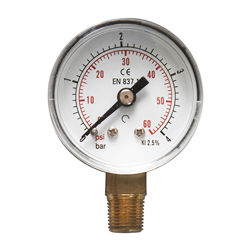 Radial manometer 1/8