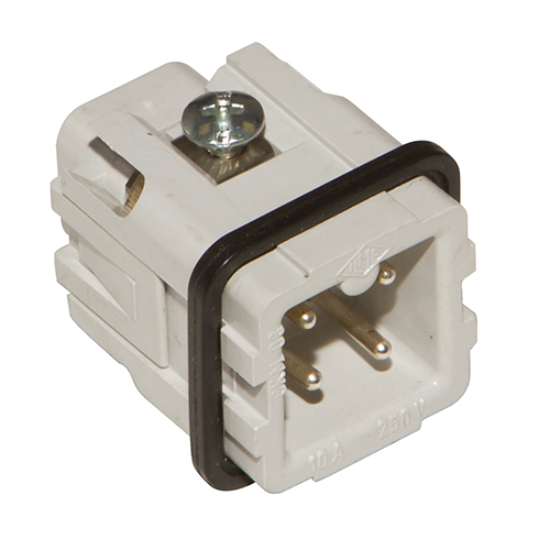 Blowing machine male insert 3 p + T  3 P + T cardeuse