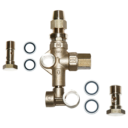 Integrated return bypass 250 bars  bars retour intégré