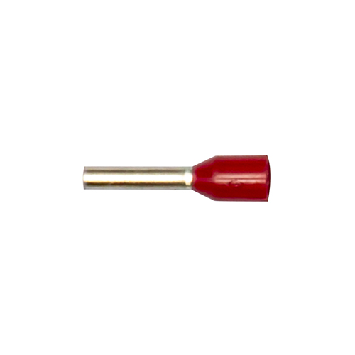 Embout câblage  simple rouge ø 1