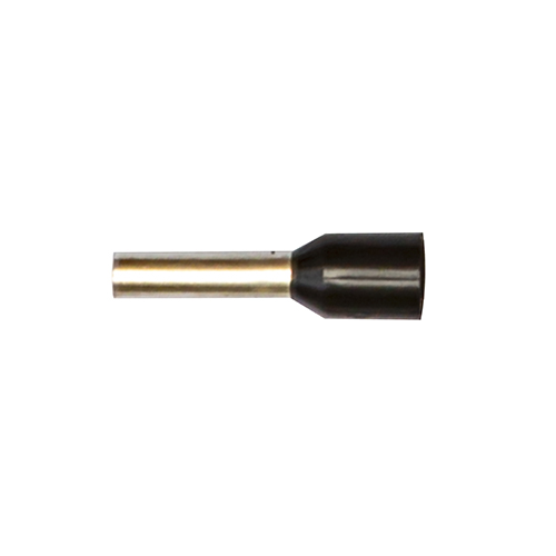 Embout câblage  simple noir ø 1,5