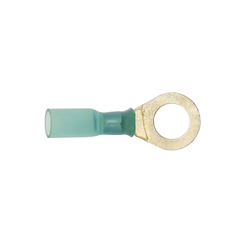 Cosse oeillet  thermorétractable bleu N° 8