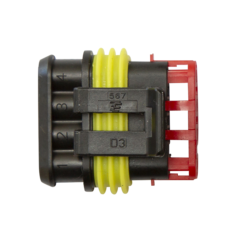 Connecteur 4  voies cosse mâle