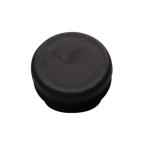 Round tube end ø 34 black  rond ø 34 noir