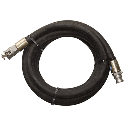 Tuyau produit  ø 25 x 5 mètres, coupleur et adaptateur Alu 1