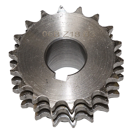 18 teeth triple sprocket for blowing machine  18 dents cardeuse