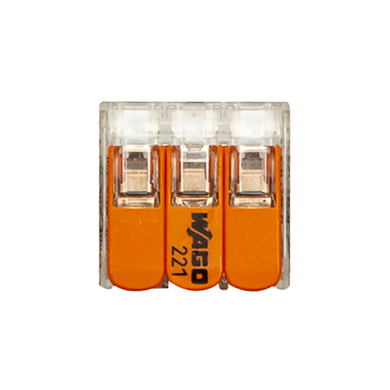 Borne 3  conducteurs max. 4 mm²