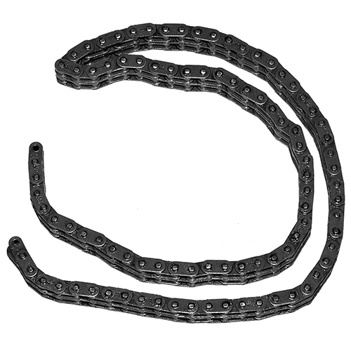 Chaîne double  cardeuse Lg. 933.5 mm (98 maillons) avec attache rapide