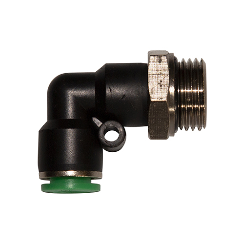 M1/2 ø 10 cylindrical elbow push-in connector  coudé M1/2 cylindrique ø 10