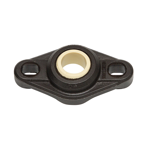 2-hole flange bearing ø 12 mm  2 trous Al. ø 12 mm