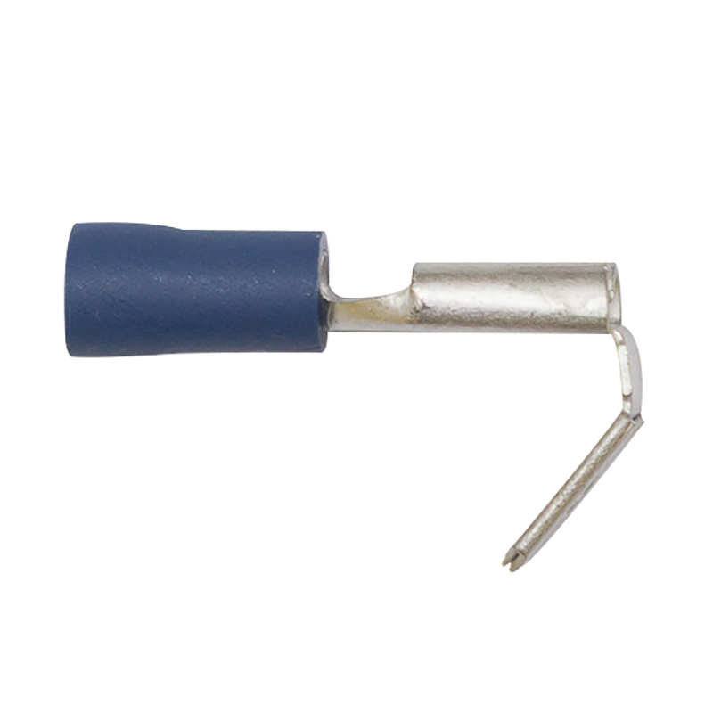 Cosse double  M-F bleu 6,3mm