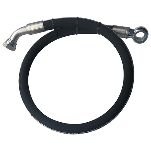 Flexible pompe  hyd. 37 cc (banjo)-radiateur (inf-banjo)-270º