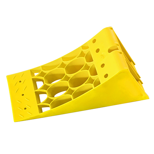 X-PRO D140 yellow plastic wheel chock  plastique jaune X-PRO D140