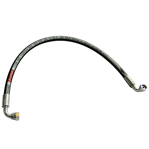 Washer outlet to chassis hose with 90° couplings for D140  90° sortie nettoyeur/chassis D140