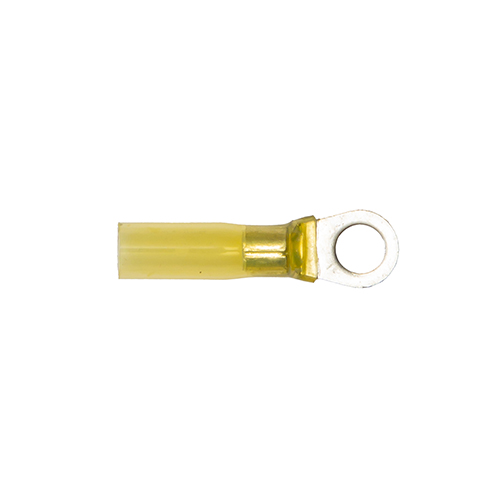 Cosse oeillet  thermorétractable jaune N° 6