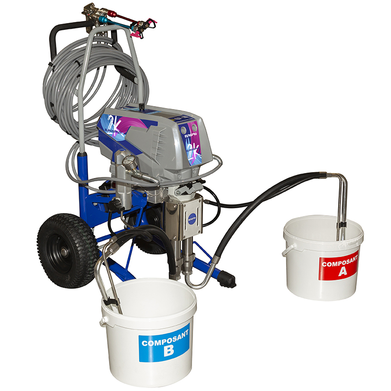 Pompe à&nbsp;piston  airless bi-composant EUROSPRAY 2K