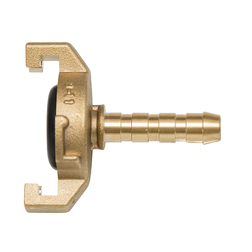 Quick fit coupling with corrugated shank of 9 - 11  à queue cannelée de  9 - 11