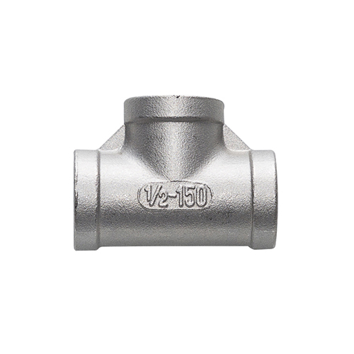 Sander outlet 3 x 1/2 F stainless steel T  1/2