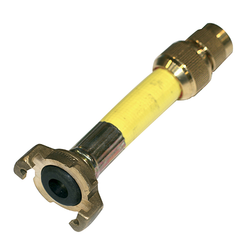 Female brass push-to-fit attachment adapter  Femelle