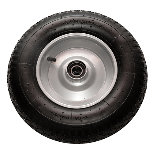 Complete Ø400 wheel with bearing - axle of 25  400 arbre de 25 à roulement