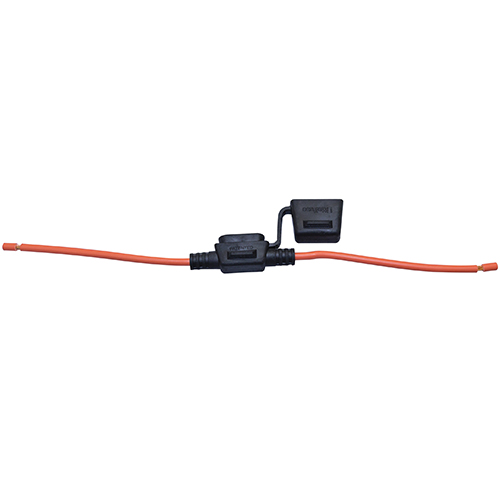 Jumper fuse holder with wires  cavalier avec fils