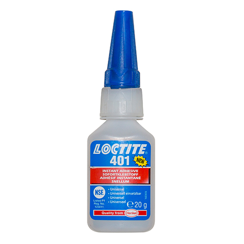 Loctite glue 495 - 20 g  401 - 20 gr.