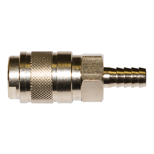 Female quick fit coupling with corrugated stem 8 Ø 6  femelle à queue cannelée  8 ø 6