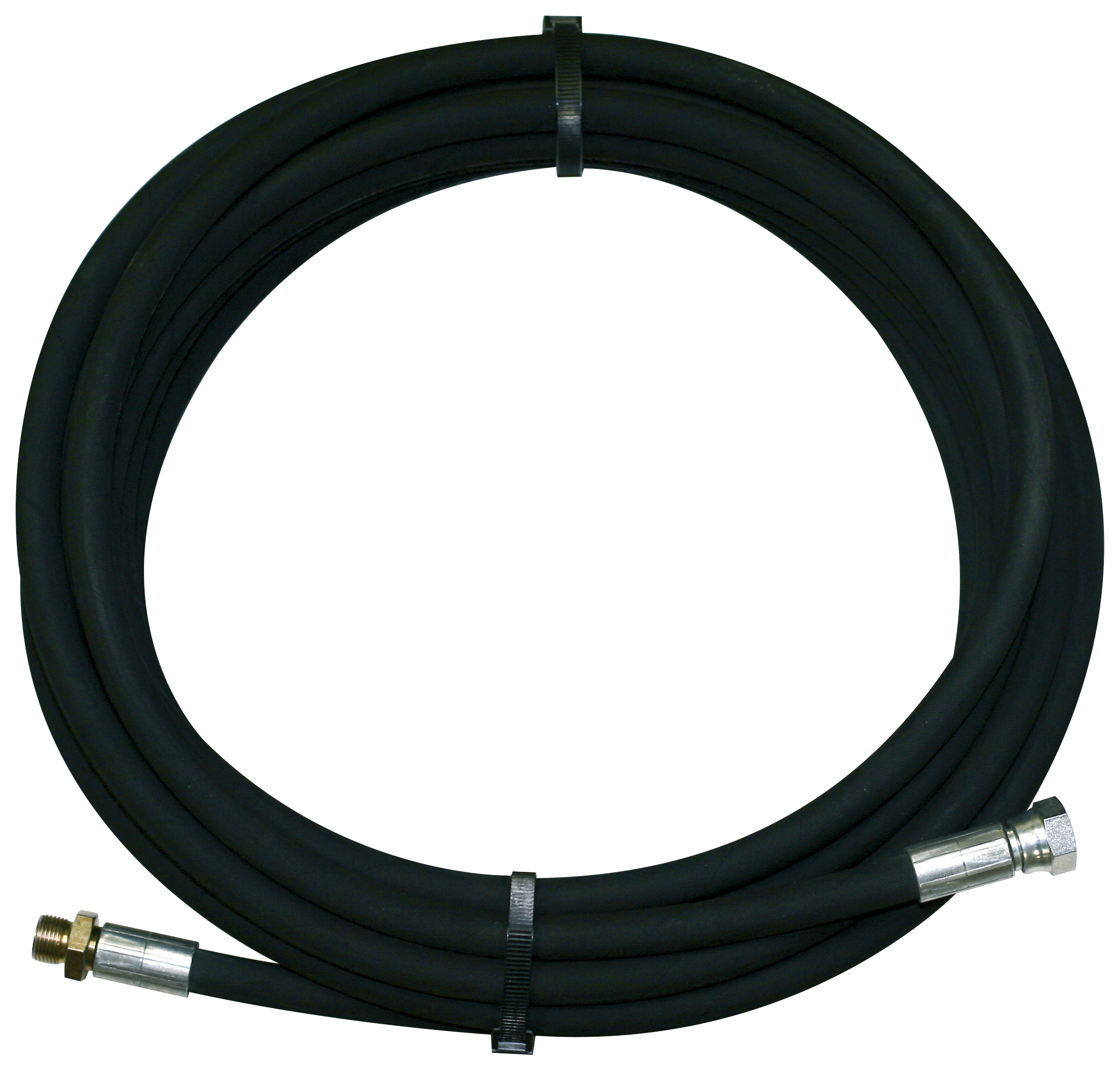 Washer hose Ø 6-210 bar 10 metres 1/4 M x 1/4 F  ø 6-210 bar 10 mètres
