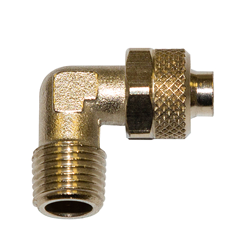 Legris elbow coupling M1/4 Ø 10 with screw  coudé M1/4