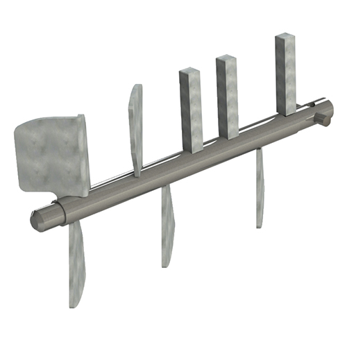Mixing shaft for MIXPRO 70 inox chamber  chambre inox MIXPRO 70