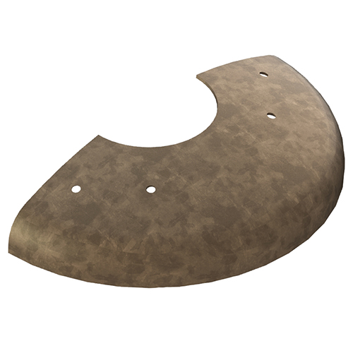 X-SCREED end wear plate  extrémité X-SCREED