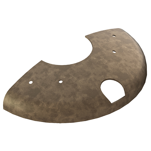 X-SCREED drain end wear plate  extrémité bonde X-SCREED
