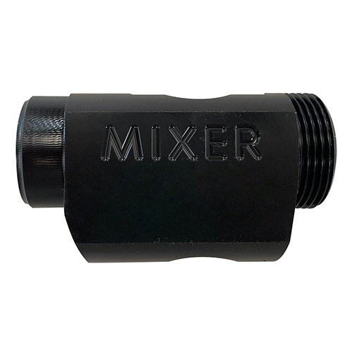 Corps de  lance ABS noir gravé MIXER