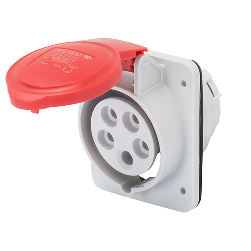 Socket for female base 380V 3P + T 16A  socle femelle 380V 3P + T 16A