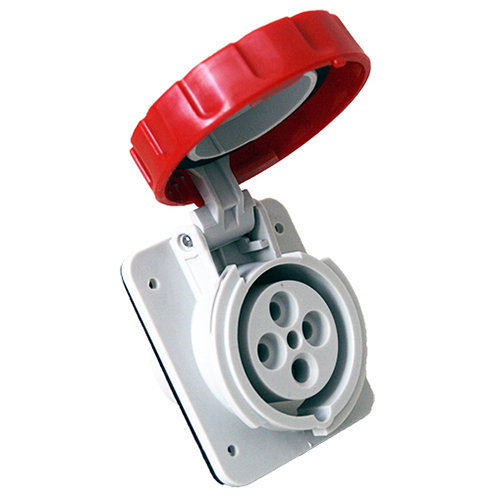 3-pin+gr female inclined plug 16A GW 62231  3P+T 16A GW 62231