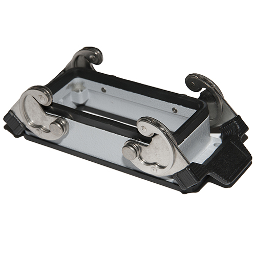 16-pin socket base with 2 levers  pôles 2 leviers