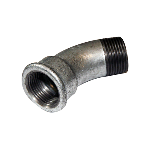 45° galvanised elbow 2