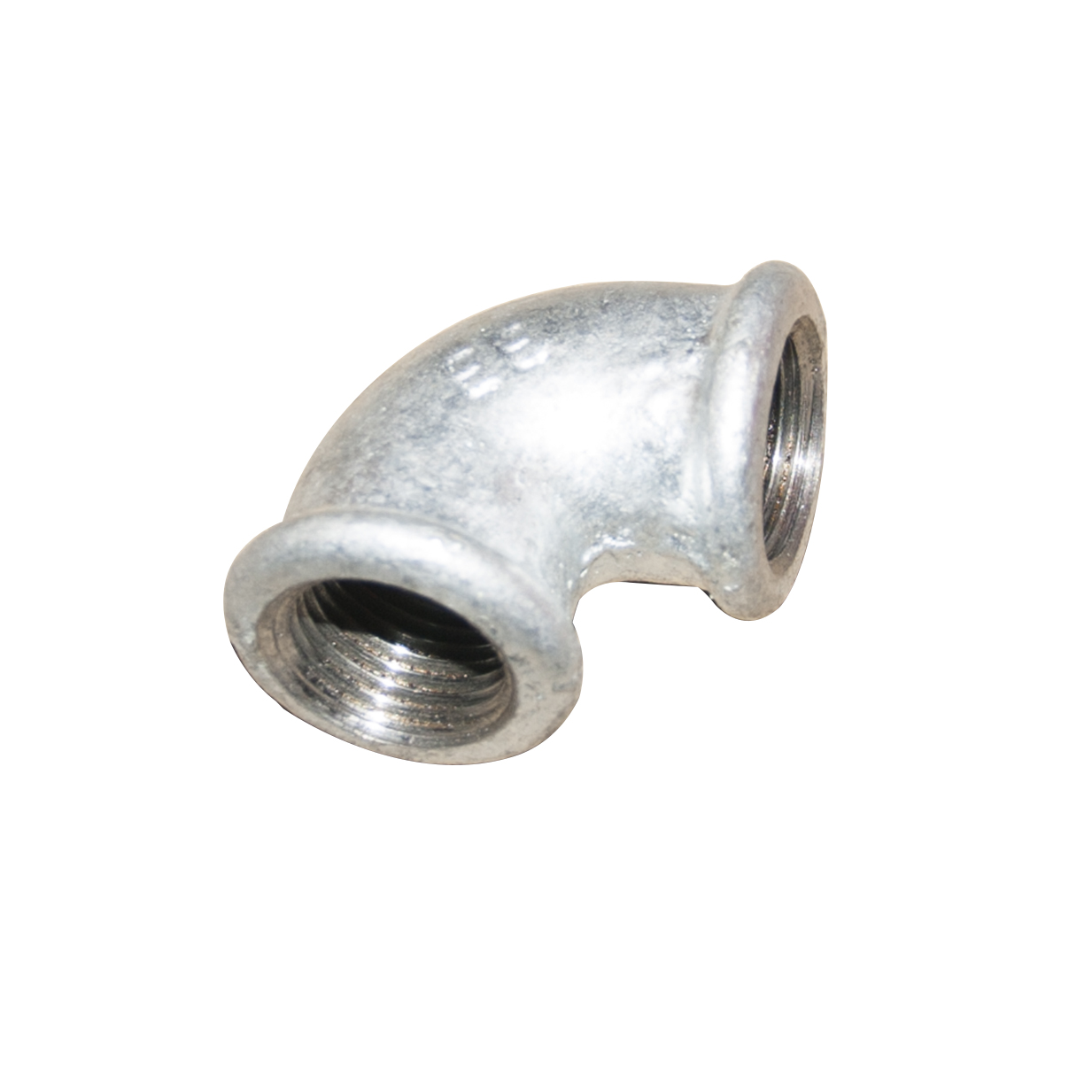 90° galvanised elbow 1/2