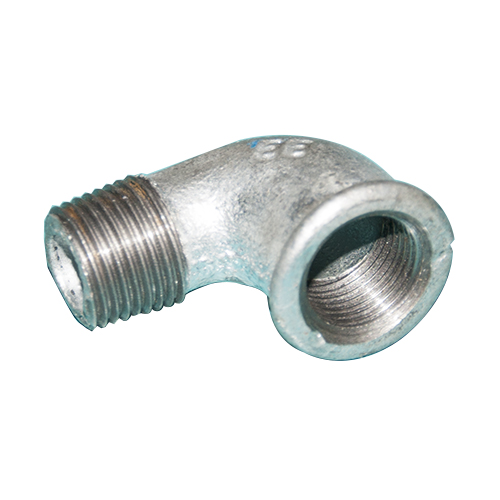 90° galvanised elbow 1/2