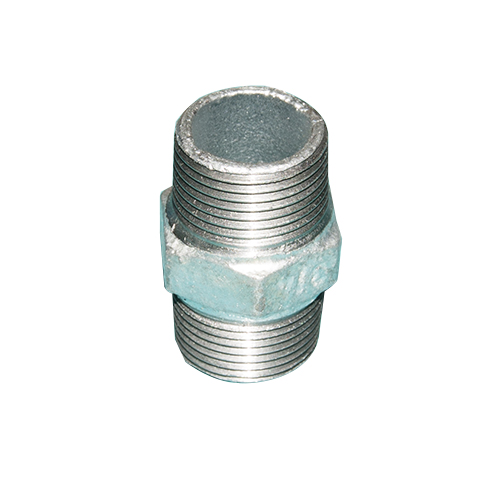 Galvanised nipple 1/2