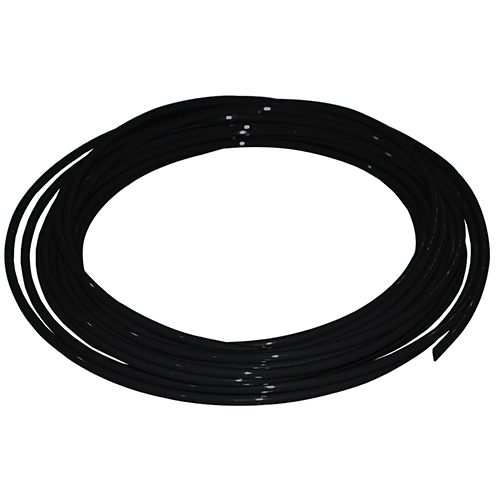 Calibrated polyurethane tube ø  4 x 6 black by the metre  calibré ø  4 x 6 noir au mètre