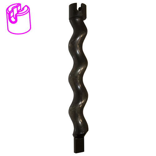 MIXER POLO D8-1,5 C pump rotor with slit head with pivot pin  MIXER POLO D8-1,5 tête fendue avec axe d'entrainement
