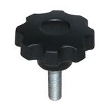 Plastic thumb wheel M8 x 20  M8 x 20