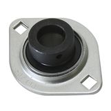 Flange bearing ø 20 - 2 points for blowing machine  applique ø 20 - 2 points pour cardeuse