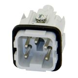 Blowing machine male insert 4 p + T  4 P + T cardeuse