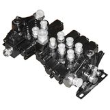 5-way distributor with LP and integrated hopper Bypass - C.P 60  postes avec LP et By-pass trémie intégré - CP 60