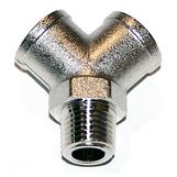 Low pressure Y - M3/8 x F3/8 x F3/8  M3/8
