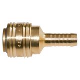 Female quick fit coupling with corrugated shank of 9  femelle à queue cannelée de  9