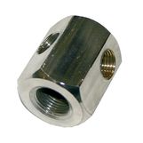 AG nickel plated brass air inlet coupling  d'air laiton nickelé AG